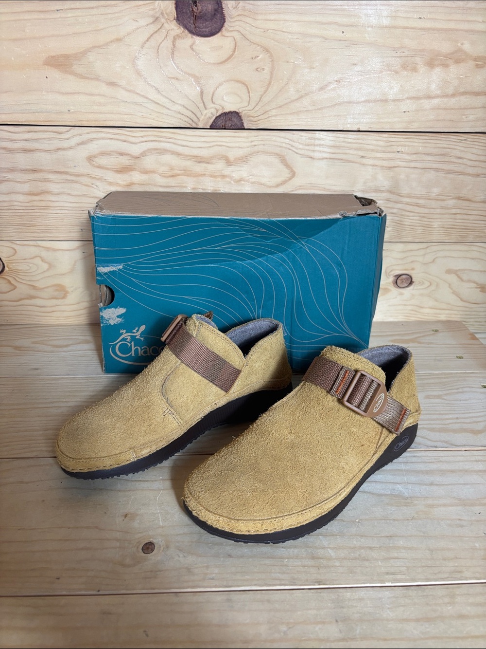 NWT Chaco Paonia Caramel brown clog bootie 7